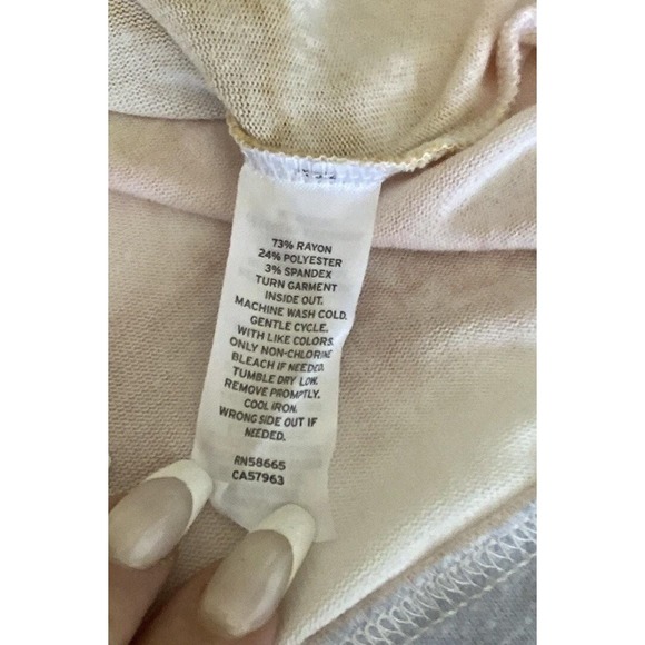 BP Shirt Womens XL Multicolor Striped Long Sleeve Tunic Top Soft Knit Boho - Picture 7 of 8